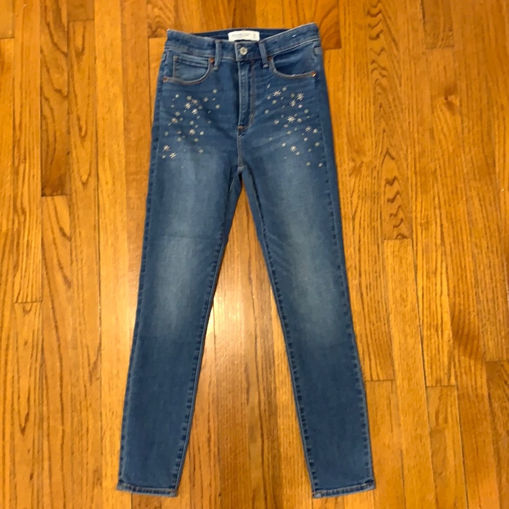 NWOT Abercrombie Super Skinny Ankle High Rise Jean